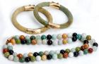 Collection of Jade, Multi Color Jade, 14K Yellow Gold & Yellow Metal Jewelry