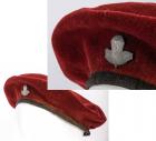 [Saddam Hussein] Maroon Paratrooper's Beret From the Presidential Palace in Tikrit