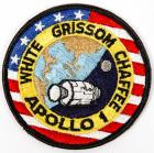 Apollo 1, 1967, original "Apollo Flight Crew Emblem" Crew Patch