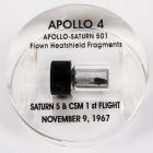 Apollo 4, 1967, FLOWN heatshield fragments