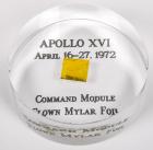 Apollo 16, 1972, FLOWN Gold foil