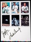 Astronauts Jim Lovell & Charles Conrad Signed Promo Sheet