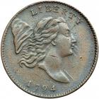 Liberty Cap Half Cent 1794 C-1b Small Edge Letters R5+. PCGS EF40