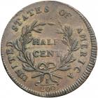 Liberty Cap Half Cent 1797 C-3b Low Head with Lettered Edge R4. PCGS EF45 - 2