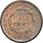 Classic Head Half Cent 1810 C-1 R1. PCGS MS66 - 2