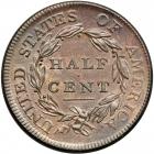 Classic Head Half Cent 1810 C-1 R1. PCGS MS65 - 2