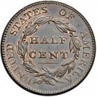 Classic Head Half Cent 1811 C-1 R4. PCGS MS66 - 2