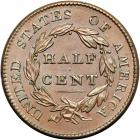 Classic Head Half Cent 1825 C-1 R3. PCGS MS65 - 2