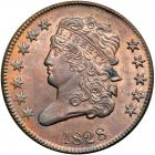 Classic Head Half Cent 1828 C-2 12-Star Obverse R1. PCGS MS65