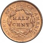 Classic Head Half Cent 1828 C-3 R1. PCGS MS64 - 2