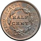 Classic Head Half Cent 1829 C-1 R1. PCGS MS65 - 2