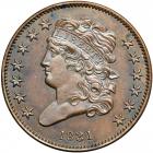 Classic Head Half Cent 1831 Proof Original Breen 1-A R7-. PCGS PF66