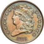 Classic Head Half Cent 1831 First Restrike Proof Breen 1-B R6-. PCGS PF65