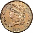 Classic Head Half Cent 1831 Second Restrike Proof Breen 1-C R7+. PCGS PF64