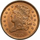 Classic Head Half Cent 1835 C-1 R1. PCGS MS65