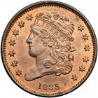 Classic Head Half Cent 1835 C-2 R1. PCGS MS65