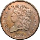 Classic Head Half Cent 1836 Second Restrike Proof Breen 1-C R7. PCGS PF65