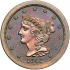 Coronet Head Half Cent 1842 Proof Original Breen 1-A R6+. PCGS PF65