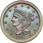 Coronet Head Half Cent 1846 Second Restrike Breen 1-C R6+. PCGS PF65