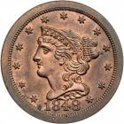 Coronet Head Half Cent 1848 Proof Original Breen 1-A R6. PCGS PF65