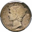 1916-D Mercury Dime. PCGS G4