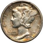 1942/1 Mercury Dime. PCGS EF45