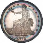 1874 Trade Dollar. NGC PF67