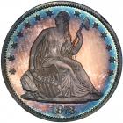 1873 Liberty Seated Half Dollar. No arrows, closed 3. NGC PF67