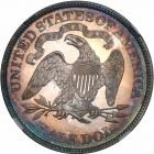 1873 Liberty Seated Half Dollar. No arrows, closed 3. NGC PF67 - 2