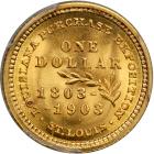 1903 Louisiana Purchase-Jefferson Gold Dollar. PCGS MS66 - 2