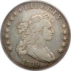 1799 Draped Bust Dollar. 8 stars left, 5 right