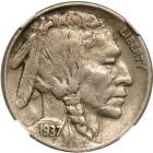 1937-D Buffalo Nickel. 3 legs. NGC EF45