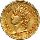 Italian States - Naples. 40 Lire, 1813. AU