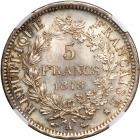 France. 5 Francs, 1848-A. NGC MS64 - 2