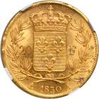 France. 20 Francs, 1830-A. NGC MS65 - 2