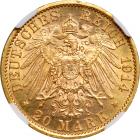 German States - Prussia. 20 Marks, 1914-A. NGC MS64 - 2