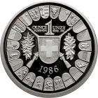 Switzerland. Platinum 1 Unze, 1986. PF - 2