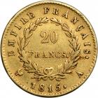 France. 20 Francs, 1815-A. VF - 2