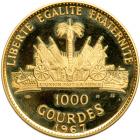 Haiti. 1000 Gourdes, 1967. PF