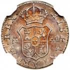 Spain. ½ Real, 1804-FA (Madrid). NGC AU58 - 2