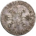 France. ¼ Ecu with 8'L's, 1704-A. F-VF - 2