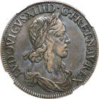 France. Ecu of 60 Sols, 1642-A (Paris). NGC EF40