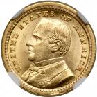 1903 Louisiana Purchase-McKinley Gold Dollar. NGC MS66