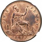 Great Britain. Penny, 1877. NGC MS64 - 2