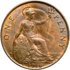 Great Britain. Penny, 1918-H. NGC MS65 - 2