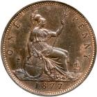 Great Britain. Penny, 1877. NGC PF64 - 2