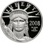 2008 $50 ½ ounce Platinum American Eagle