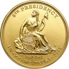 2008 $10 First Spouse Martin Van Buren's Liberty ½ ounce gold coin