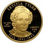 2009 $10 First Spouse Letitia Tyler ½ ounce gold coin