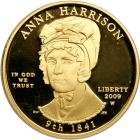 2009 $10 First Spouse Anna Harrison ½ ounce gold coin